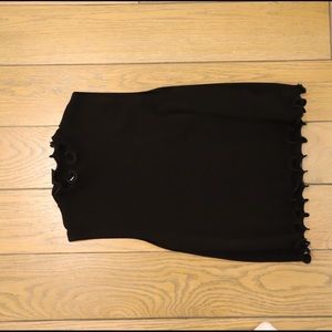 Zara black turtleneck tank top